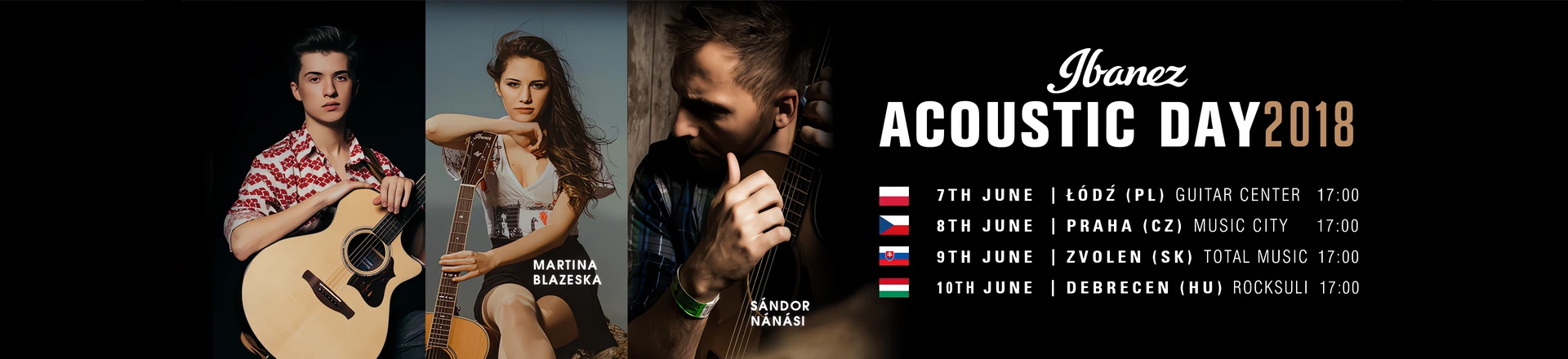Ibanez Acoustic Day już 7 czerwca w Łodzi