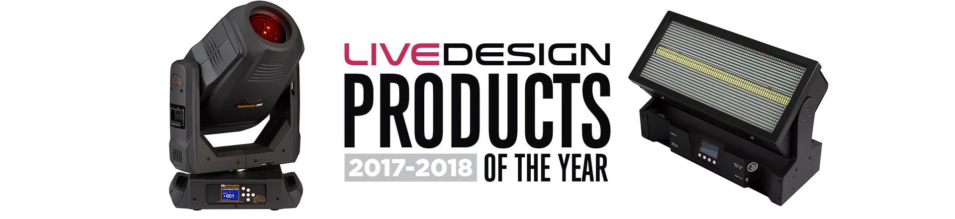 Nagrody "Product of the Year" według Live Design 2017-2018