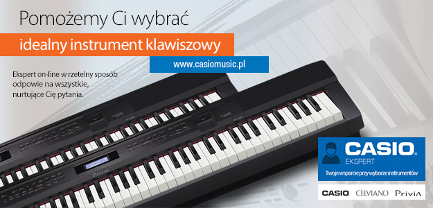 Wybierz idealny instrument klawiszowy z ekspertem Casio