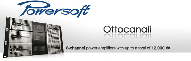 Nowe końcówki instalacyjne Powersoft Ottocanali