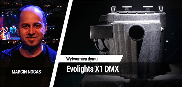 Wytwornica dymu Evolights X1 DMX