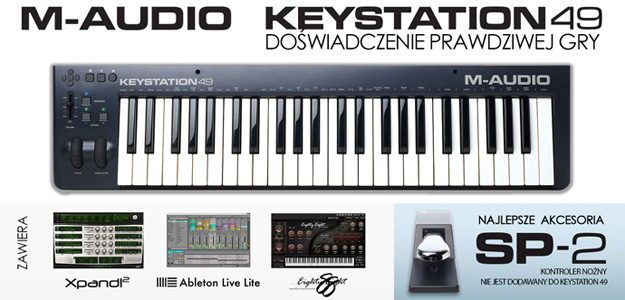 Klawiatury M-Audio Keystation II - nowa seria kontrolerów MIDI