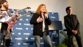 Dave Mustaine (Megadeth) - NAMM show press conference 1/23/13