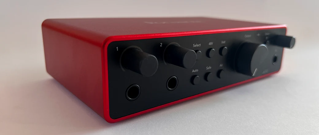 Test interfejsu audio Focusrite Scarlett 2i2 4th gen