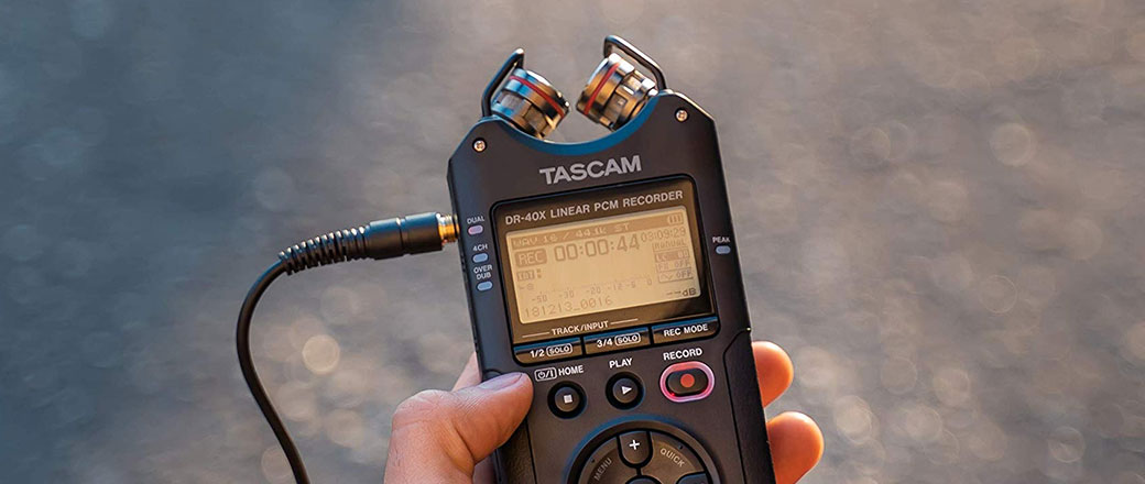 Tascam DR40X najlepszym rejestratorem dźwięku według MusicRadar