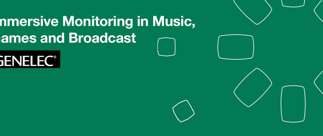 Webinar Genelec: Immersive Sound - dziś o 13:00 - zobacz