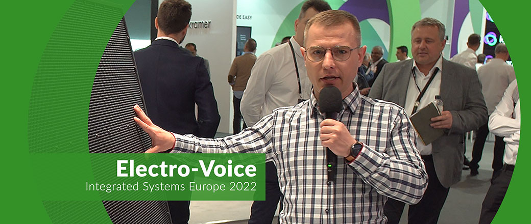Gigantyczny głośnik instalacyjny - Electro-Voice MTS (ISE 2022)