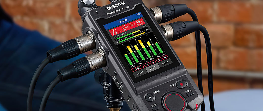 Poręczny rejestrator audio. TASCAM Portacapture X8