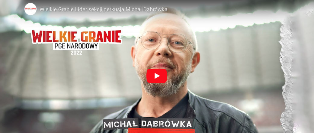 Wielkie Granie już 10 września na PGE Narodowym - Michał Dąbrówka zaprasza szalonych perkusistów!