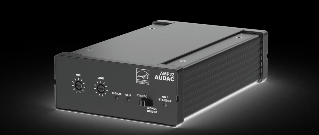 AMP22: kompaktowy "mini" wzmacniacz instalacyjny od Audac