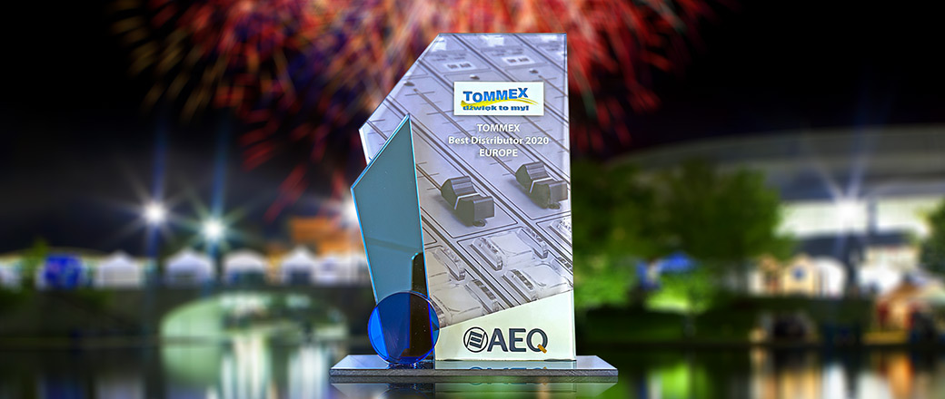 Tommex najlepszym dystrybutorem AEQ 2020 w Europie