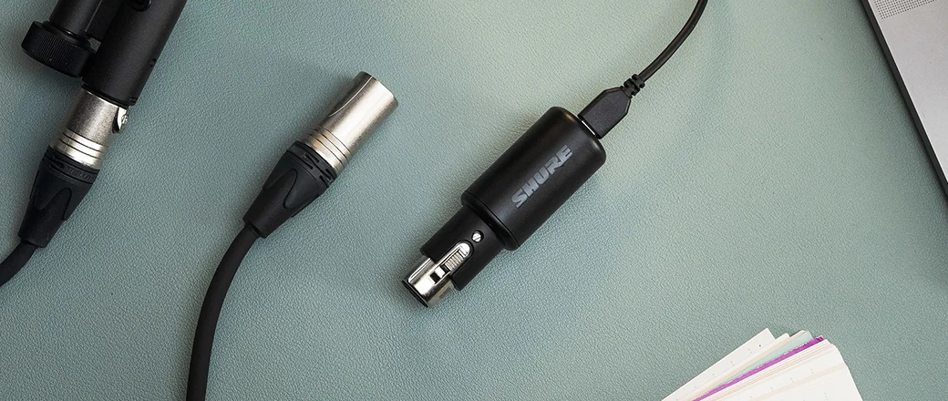 Test interfejsu audio Shure MVX2U