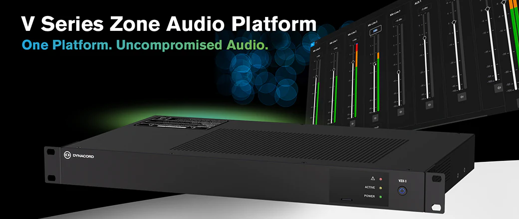 Dynacord przedstawia platformę V Series Zone Audio