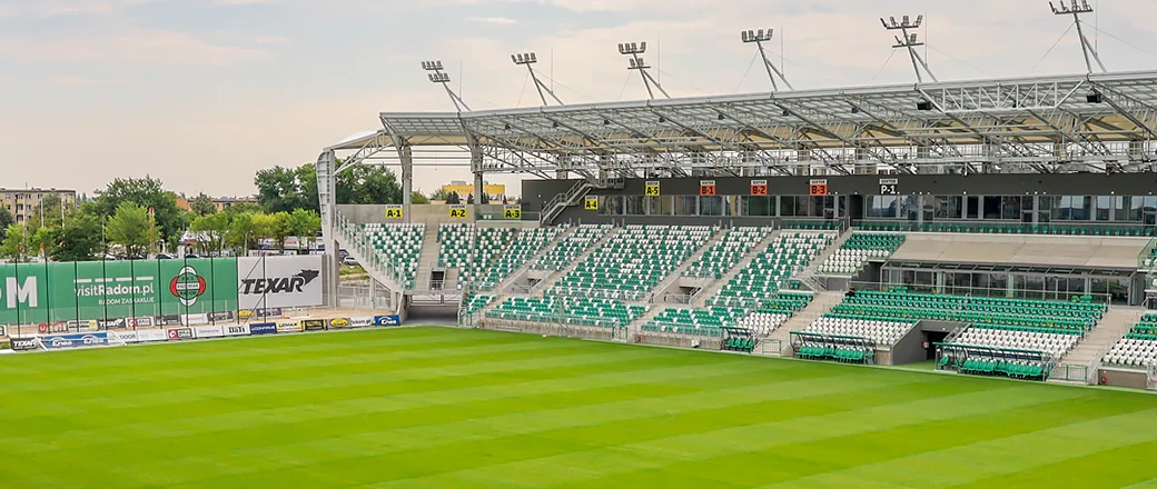 Stadion Radomiaka Radom nową realizacją Tommex