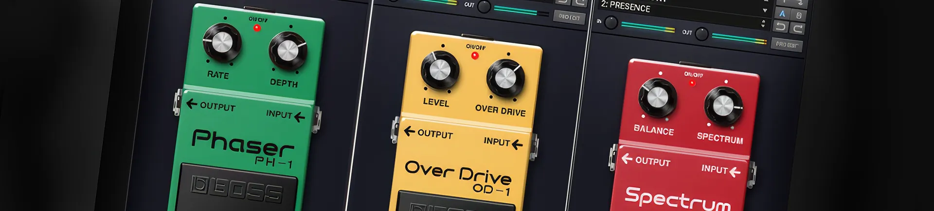 Boss Effects Pedals - z podłogi do komputera