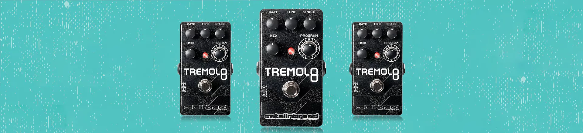 Tremolo8 - Kompaktowy, bogato wyposażony efekt tremolo od Catalinbread