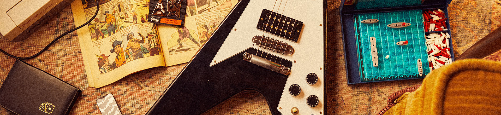 Gibson Flying V Kirka Hammetta - Tylko 1 gitara na Polskę!