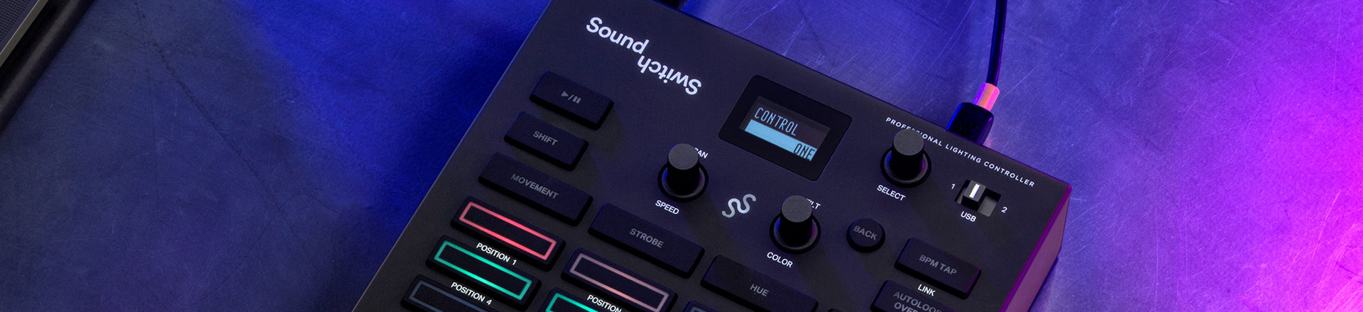 SoundSwitch Control One - Kontroler oświetlenia dla wymagających DJ-ów