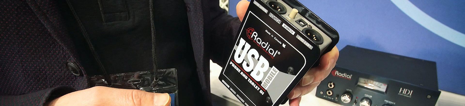 Nowość od Radial - USB-Mobile czyli DI box do urządzeń mobilnych