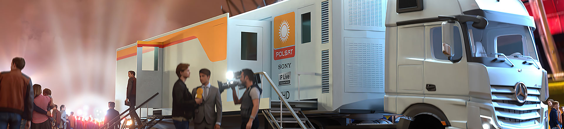 Najnowocześniejszy wóz transmisyjny Sony dołączy do floty Polsatu
