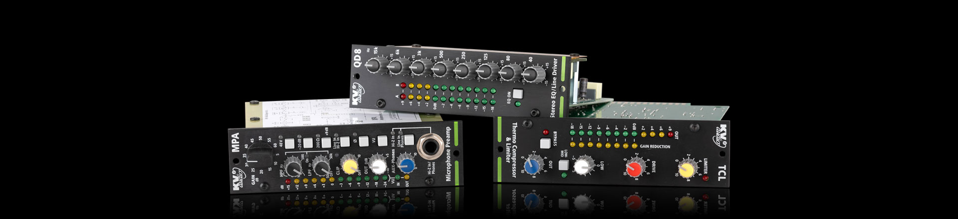 TCL, QD8 & MPA - KV2 Audio pokazało trzy nowe procesory z serii 500 