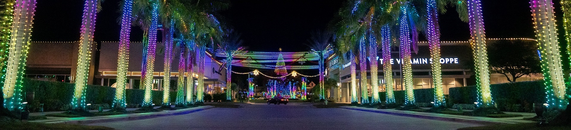 Spektakularny świąteczny light show w centrum handlowym na Florydzie pod kontrolą Obsidian
