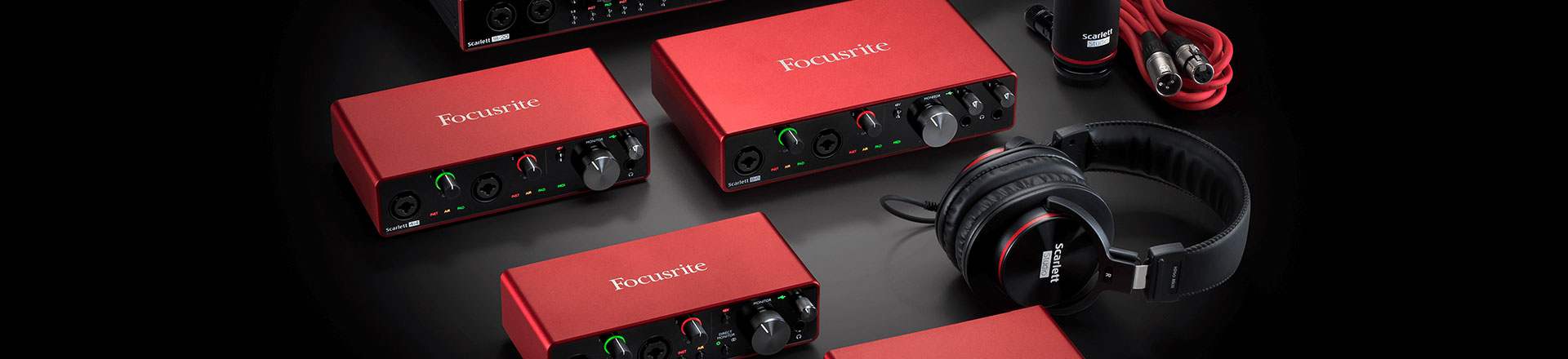 Nowe interfejsy Focusrite Scarlett 3-ciej generacji