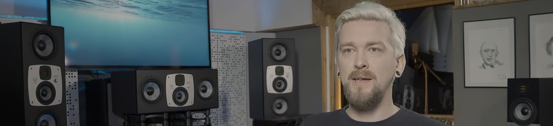 EVE Audio SC4070, SC205 i TS110 jako konfiguracja Dolby Atmos - Peter Lagoda