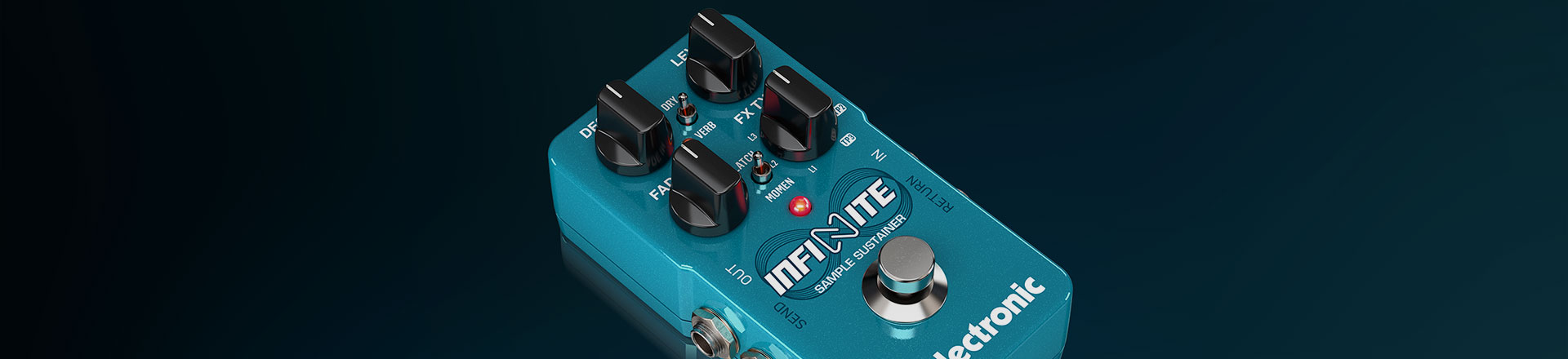 Gratka dla gitarzystów - nowy efekt TC Electronic Infinite Sample Sustainer do budowania przestrzeni