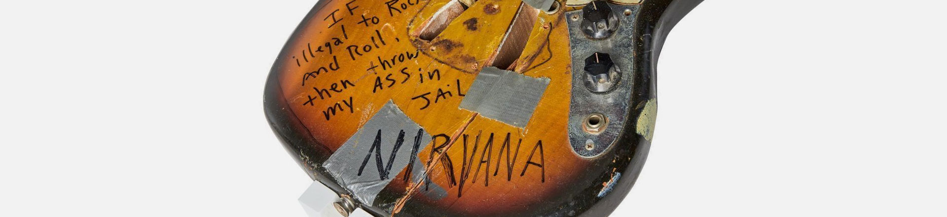 Sprzęt od K.Cobaina na aukcji - Kwoty szokują! 
