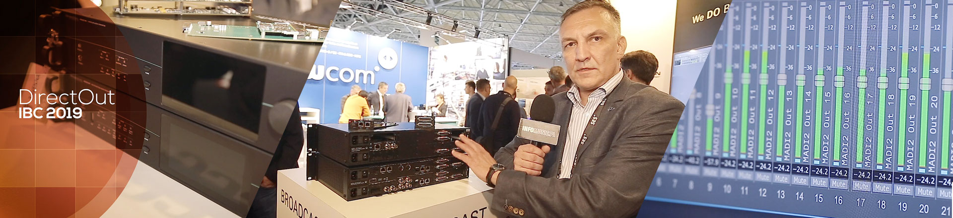 IBC'19: DirectOut PRODIGY.MC oraz najnowszy PRODIGY.MP - łączą cyfrowy świat Dante, RAVENA, SoundGrid.