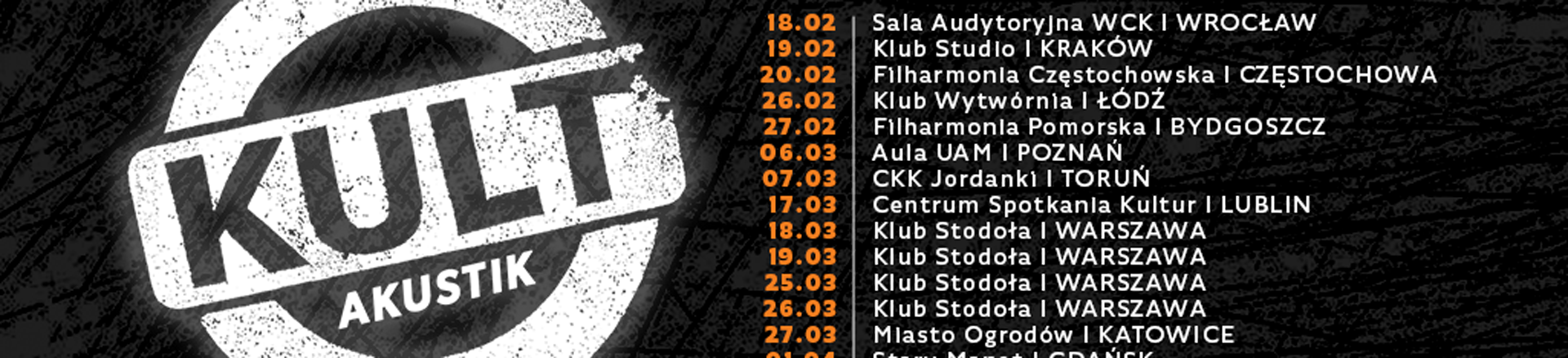 Trasa Kult Akustik 2022