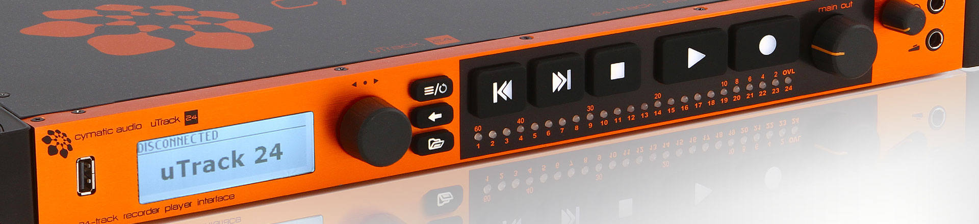 Cymatic Audio uTrack24 na koncercie The Chemical Brothers