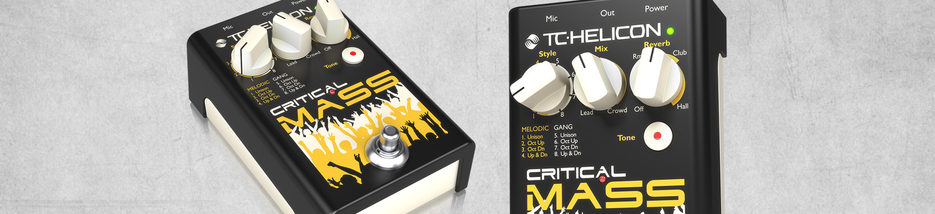 TC-Helicon Critical Mass - efekt śpiewającego tłumu
