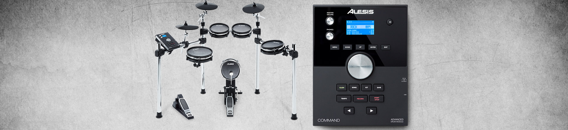 Nowy elektroniczny zestaw firmy Alesis - COMMAND MESH KIT
