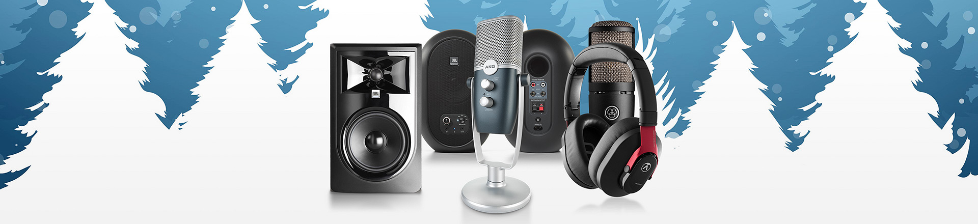 Świąteczne promocje na sprzęt studyjny: AKG, JBL, Austrian Audio