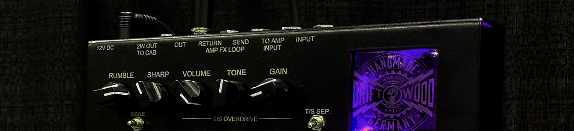 Preamp i drive w jednym od Driftwood Amps