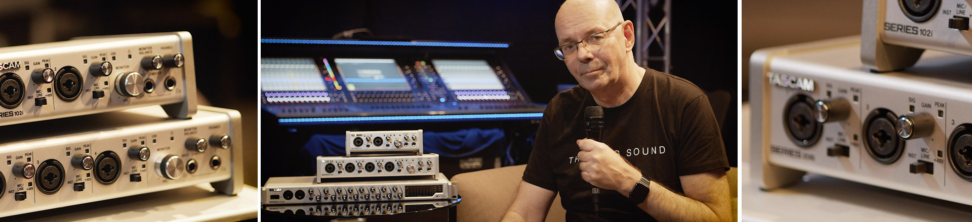 Interfejsy audio godne polecenia: Tascam 102i, 208i