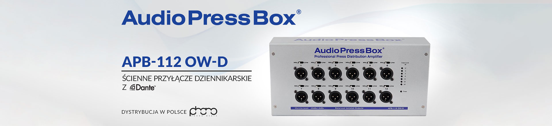 ISE'19: Przyłącze ścienne z Dante od AudioPressBox