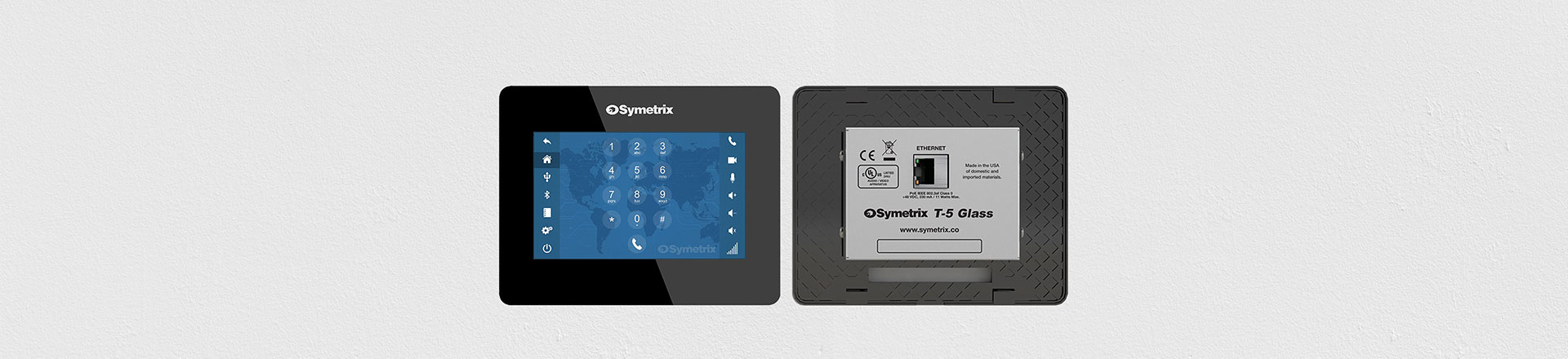 T-5 Glass od Symetrix - Nowy kontroler AV z dotykowym ekranem