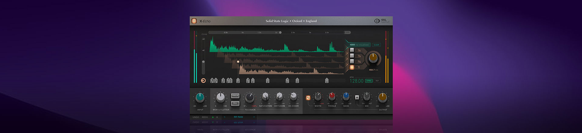 SSL Native X-ECHO: Ta wtyczka inspiruje dźwiękiem legendarnych taśmowych urządzeń