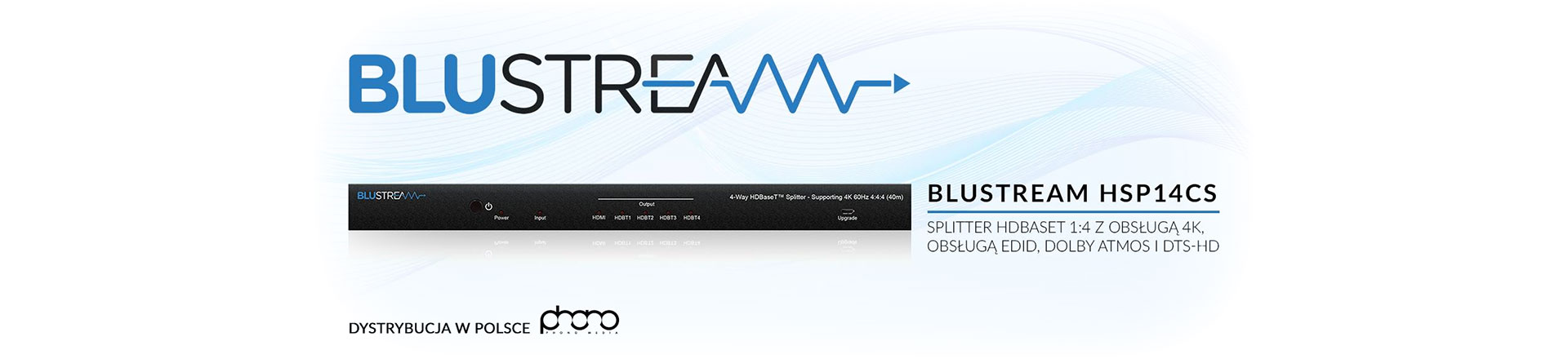 HSP14CS - Nowy splitter HDBaseT od Blustream