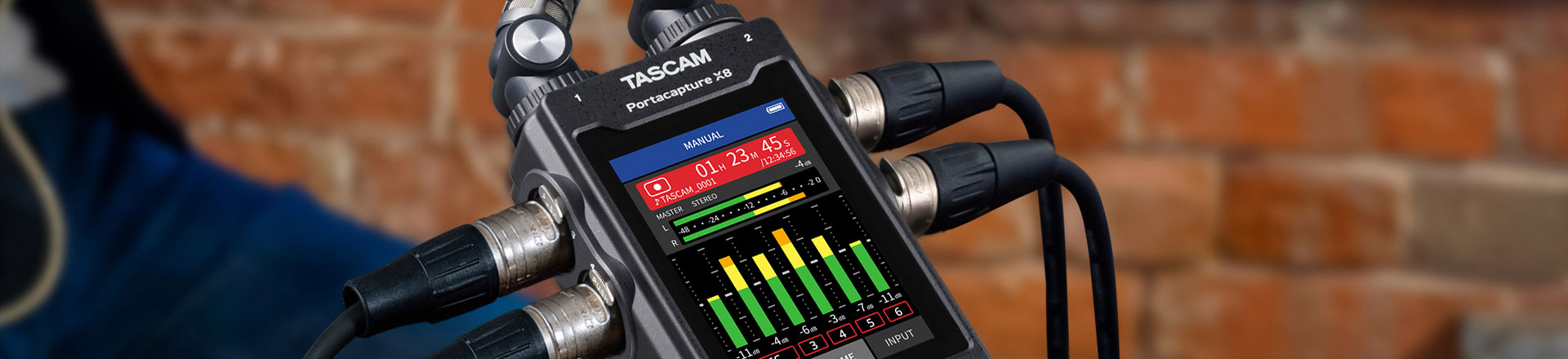 Tascam Portacapture X8: Poręczny rejestrator audio z wieloma możliwościami