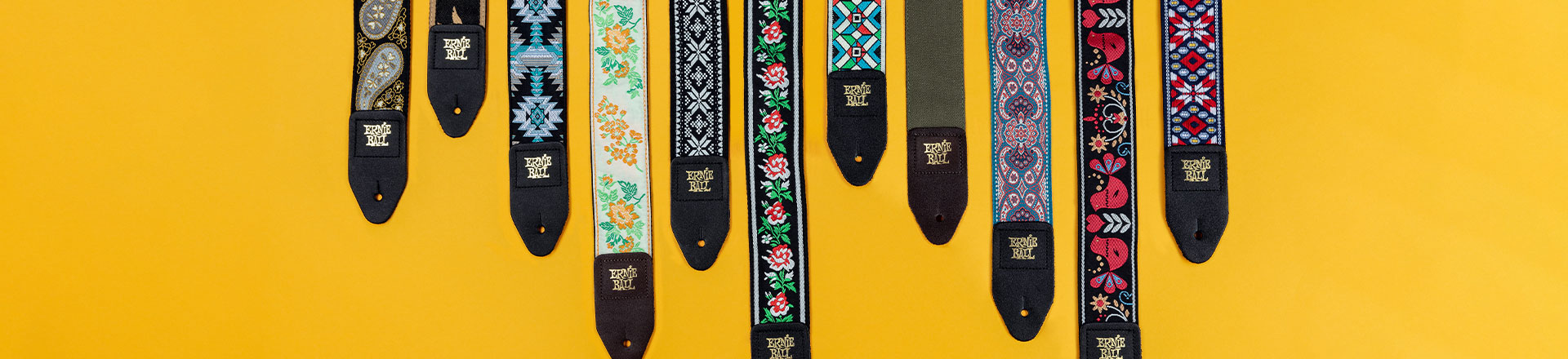 Ernie Ball przedstawia nowe wzory pasków gitarowych