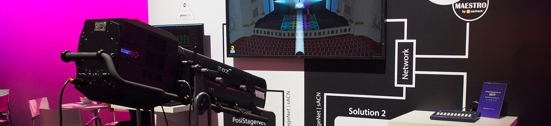 Maestro server do systemu SpotMe od Robert Juliat podczas targów LDI 2019