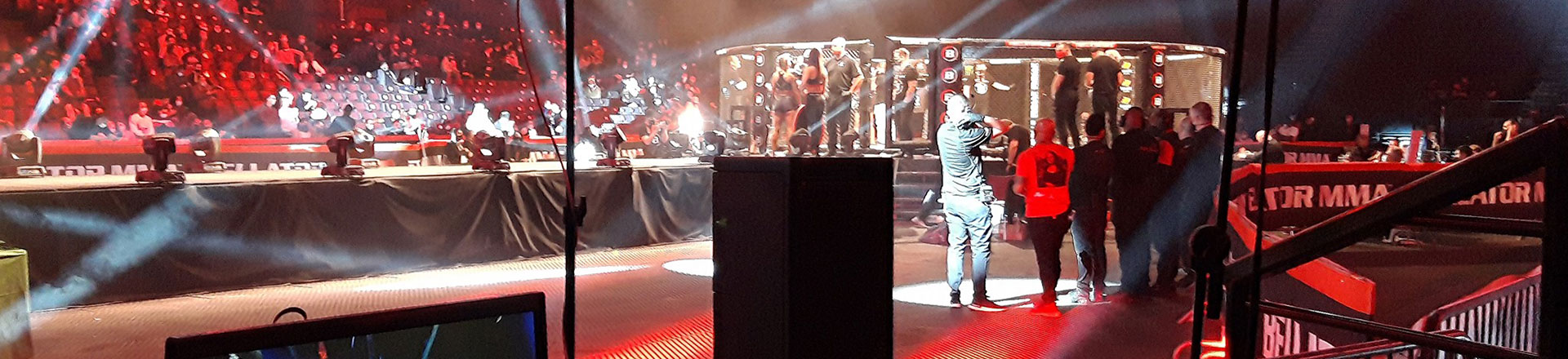 Bellator MMA nagłośnione przez systemy liniowe RCF TT
