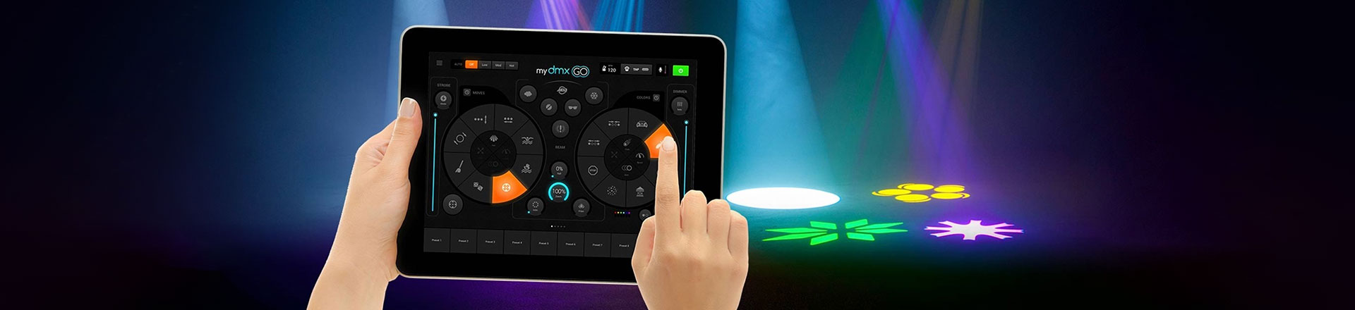 mydmx GO - najprostszy system do sterowania oświetleniem efektowym