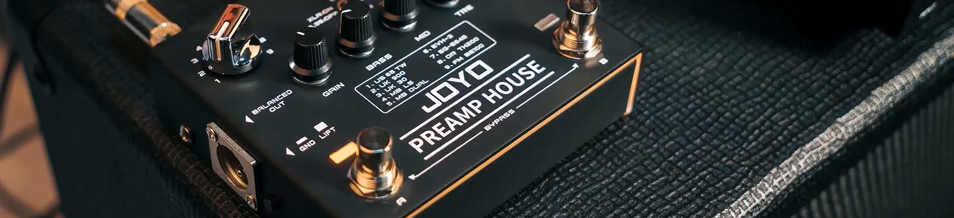 Nowość od Joyo - preamp gitarowy R-15 PreAmp House