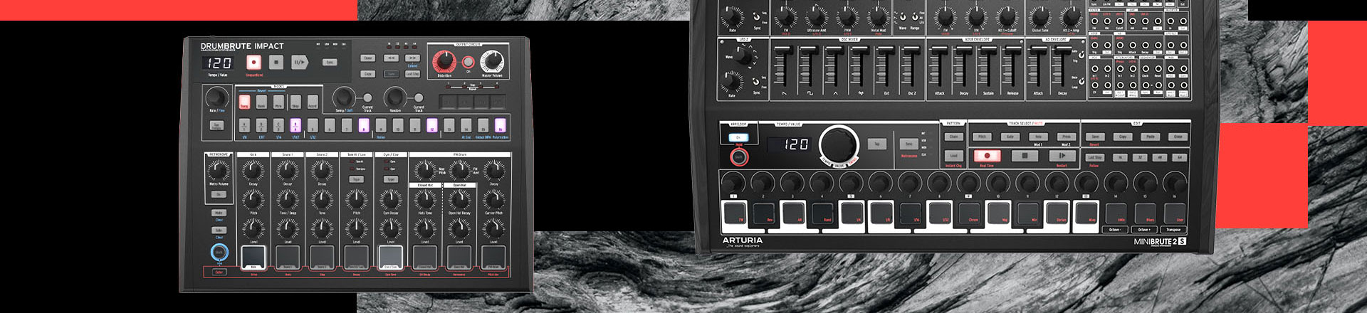 Arturia Brute Noir Edition - Syntezatory w mrocznej wersji!