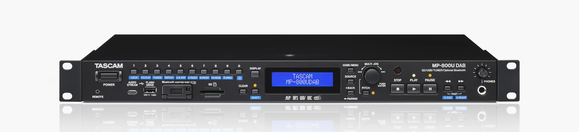 Tascam MP-800U DAB - Wszechstronny odtwarzacza audio